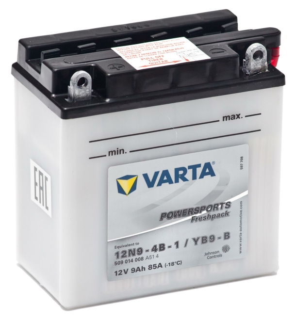 Varta Powersports Freshpack 12N9-4B-1/YB9-B